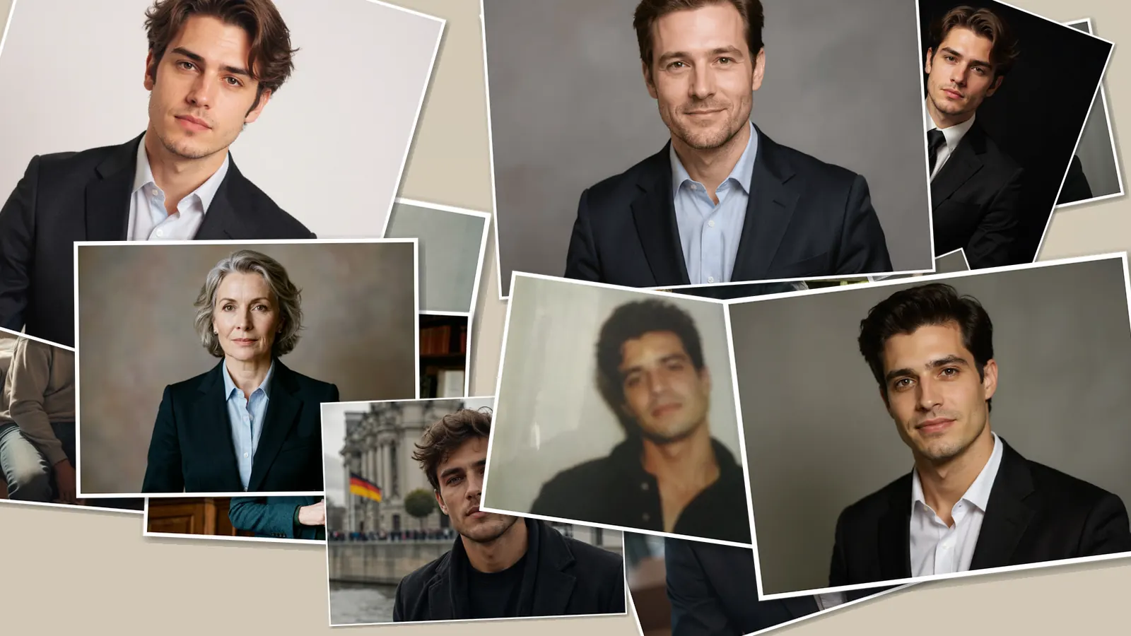 Professional Headshots results collage